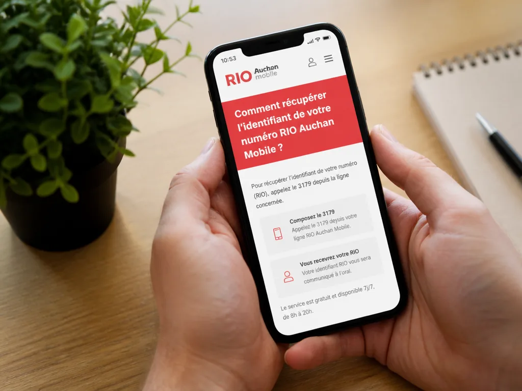 RIO Auchan Mobile : comment récupérer l’identifiant de votre numéro