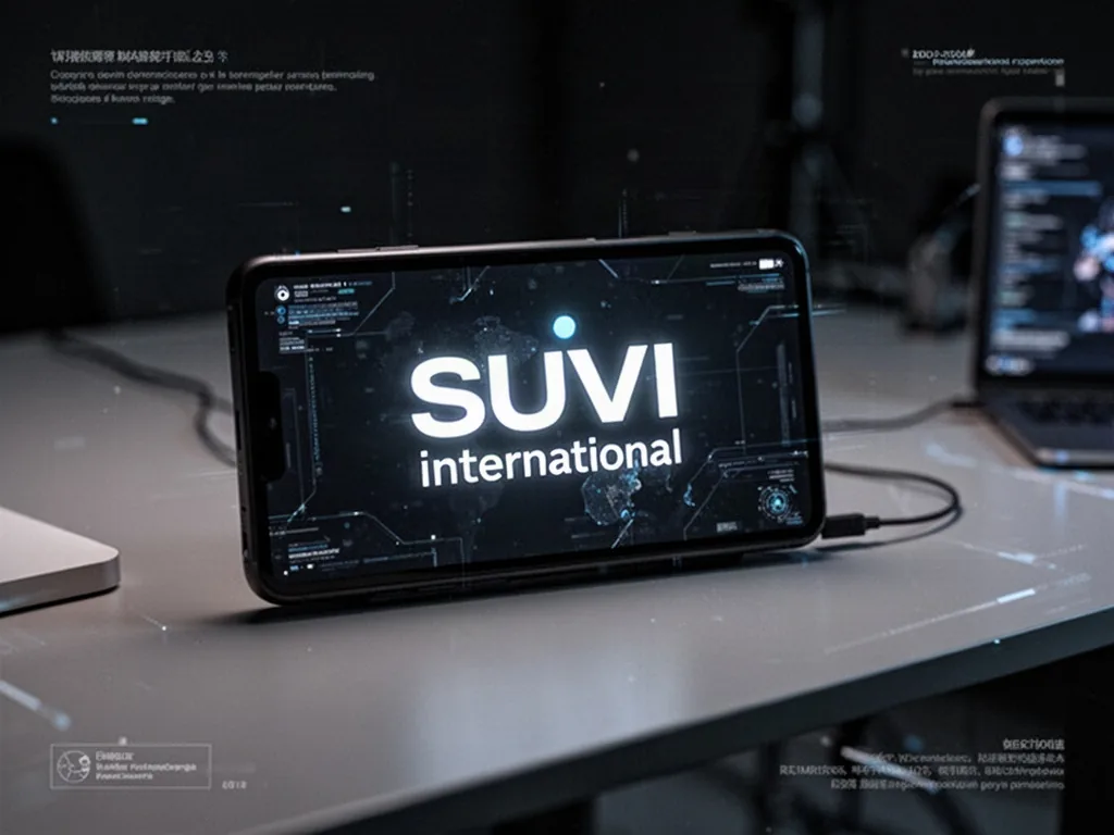 Colis entre des mains, écran de suivi international affichant sa trajectoire